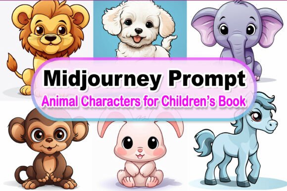 Download Editable Prompt - Cute Animal Characters - Cute Collection