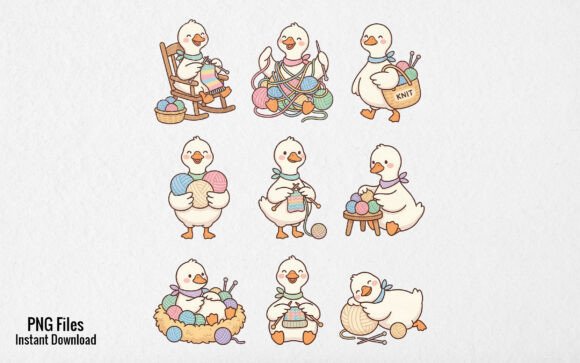 Download Cute Crochet Knitting Goose T-shirt PNG - Cute Collection