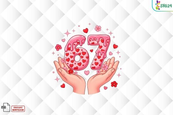 Download 67 Valentine Love Number Cute Hands Png - Cute Collection