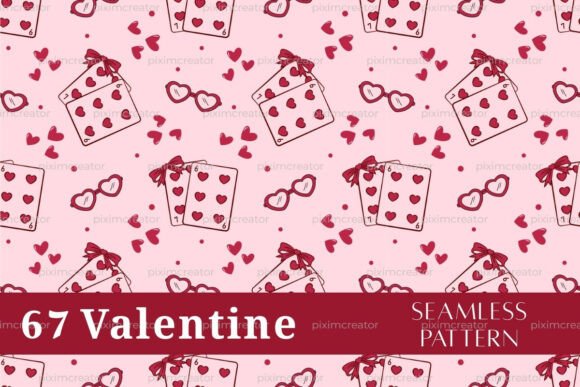 Download 67 Valentine Love Seamless Patterns - 67 valentine Collection