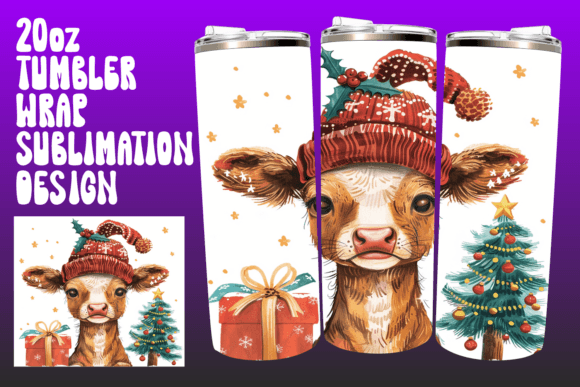 Download Christmas Cute Animal Tumbler Wrap - Cute Collection
