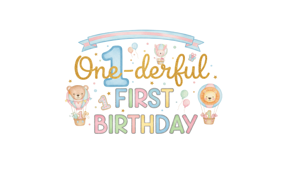 Download One-derful First Birthday Cute Design - Cute Collection