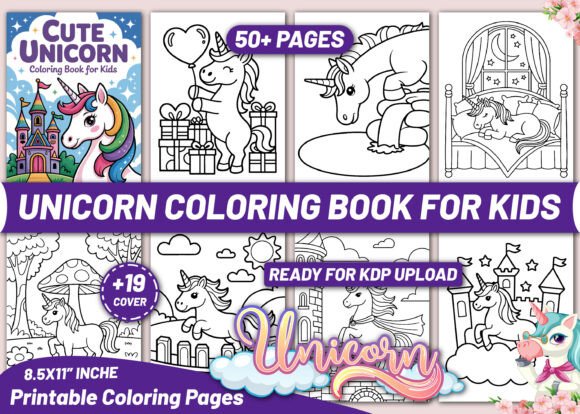 Download CUTE UNICORN COLORING BOOK for KIDS - Cute Collection