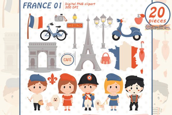 Download Cute Paris Clipart, Eiffel Tower Design - Cute Collection