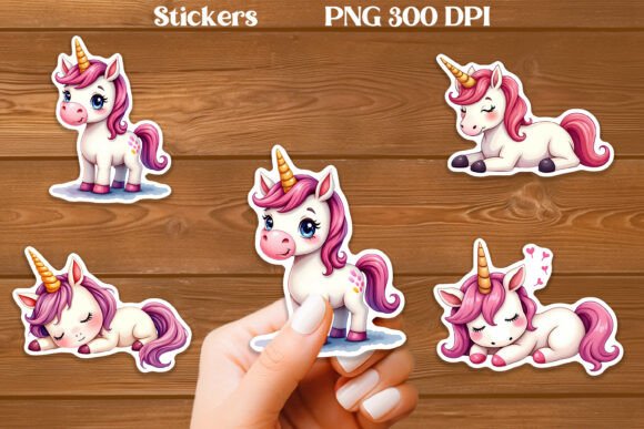 Download Cute Unicorn Stickers PNG Printable - Cute Collection
