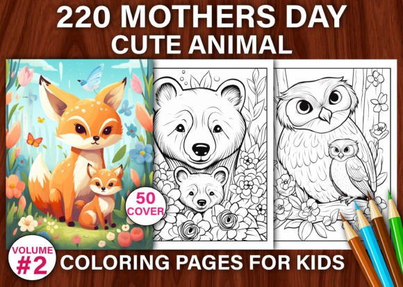 Download Mothers Day Cute Animal Coloring Pages - Cute Collection