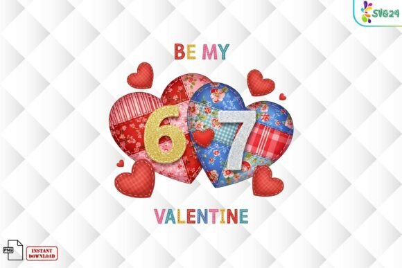 Download 67 Valentine Patchwork Hearts PNG - 67 valentine Collection