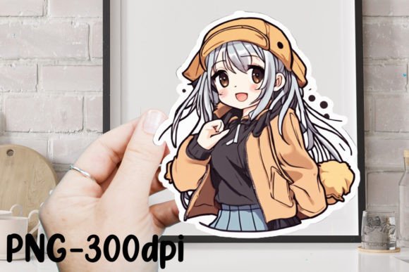 Download Cute Anime Girl Sticker Sublimation - Cute Collection