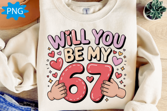 Download Will You Be My 67 Valentine PNG, 67 Meme - 67 valentine Collection